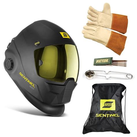 Esab Sentinel A50 Automatic Welding Helmet Bag Tig Glove Striker