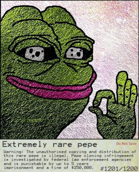 With Rare Pepe Trading There Are Several Things Coming Together Rare