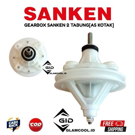 Jual GIRBOX SANKEN GEARBOX MESIN CUCI SANKEN SERI TW 1122GX 2 TABUNG