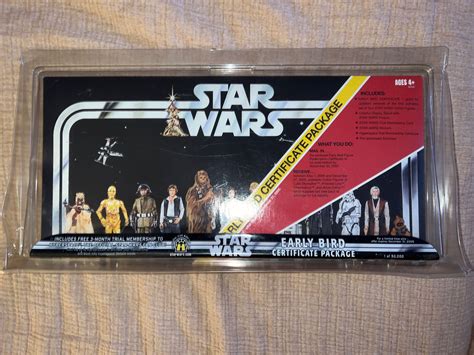 Kenner Star Wars Early Bird Certificate Package Hasbro Still Sealed