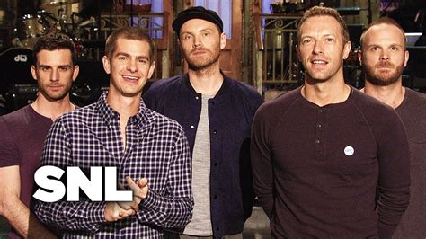 Snl Promo Andrew Garfield And Coldplay Youtube