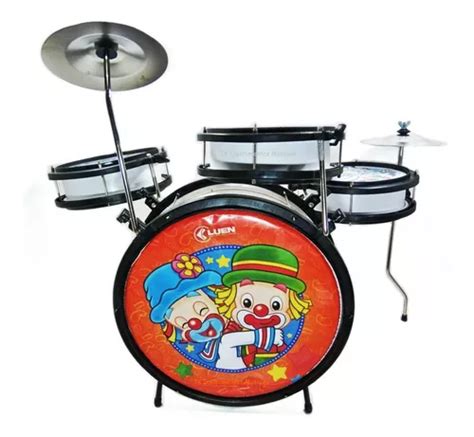 Bateria Infantil Luen Pop Brinquedos Patati Patata