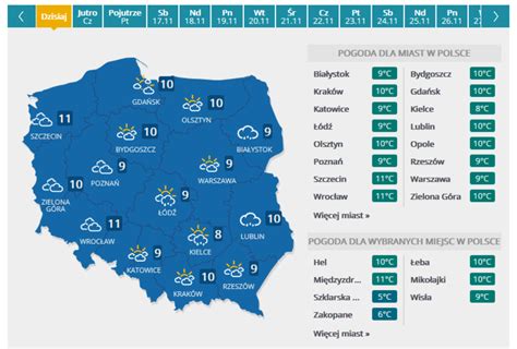 Prognoza Pogody Na Najbli Sze Dni Pogoda W Interia Pl