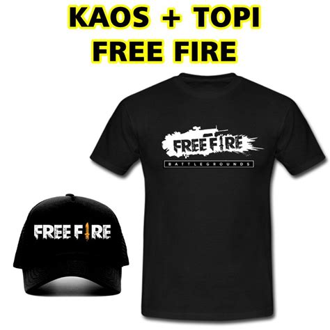 Jual KAOS SHIRT BAJU TOPI FREE FIRE FREEFIRE GARENA SHOTGUN Shopee