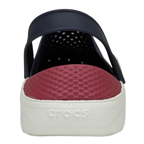 Crocs LiteRide Clog Темно-синие с бордовым купить недорого в Москве и ...