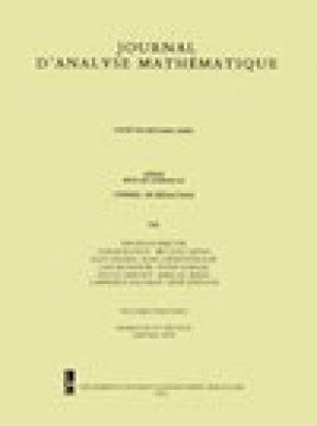 Journal D Analyse Mathematique J Anal Math