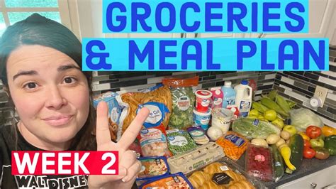 GROCERY HAUL Meal Plan YouTube