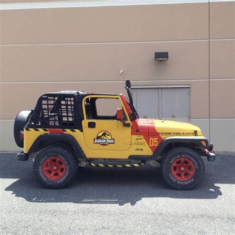 Jurassic Park Jeep Full Vehicle Kit Decals By Decalhunterz On Etsy