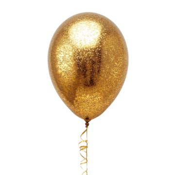 Gold Birthday Balloon, Balloon, Gold, Cute PNG Transparent Image and ...