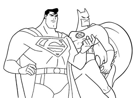 Dibujos Para Colorear De Superman Y Batman Dibujos Para Colorear Porn