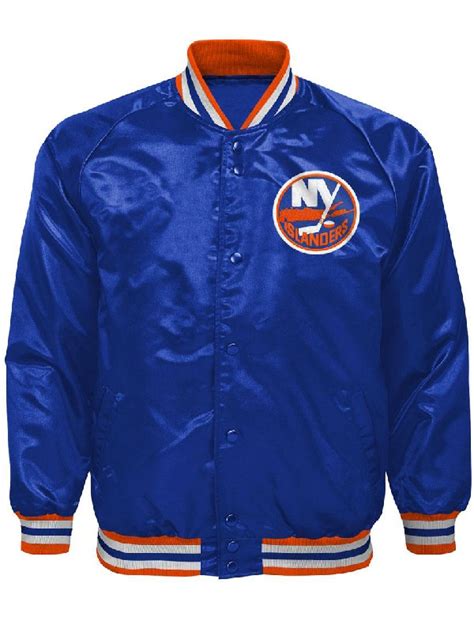 NY Islanders Blue Varsity Jacket | NHL 2023