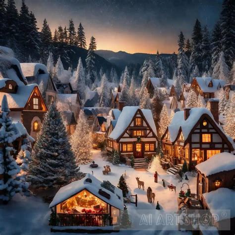 Christmas Village Wallpapers - 4k, HD Christmas Village Backgrounds on ...