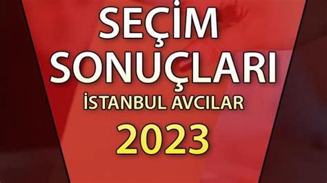 İstanbul Avcılar Cumhurbaşkanlığı 28 Mayıs 2 tur 2023 seçim sonuçları