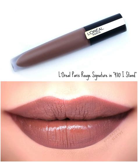 L Oreal Rouge Signature Matte Liquid Lipstick Review And Swatches