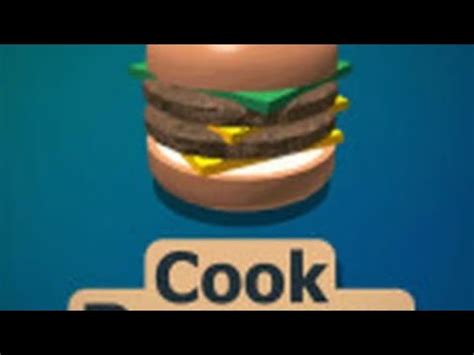 Playing Cook Burgers In Roblox Youtube