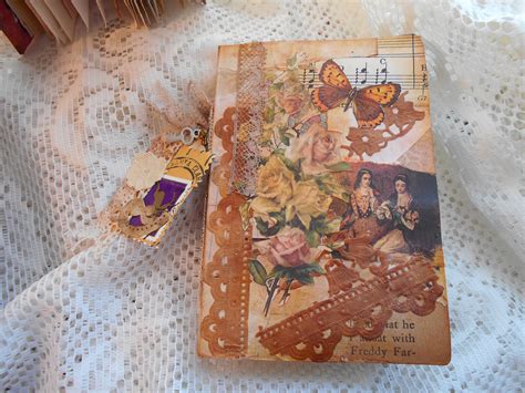 Junk Journals Mini Blank Nearly Naked Collaged Scrapbooks