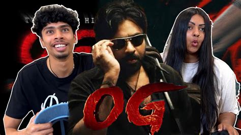 Hungry Cheetah OG Glimpse REACTION Pawan Kalyan Sujeeth Thaman