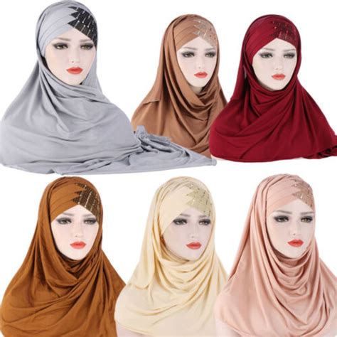 Muslim Women Prayer Hijab Scarf Islam Overhead One Piece Amira Khimar