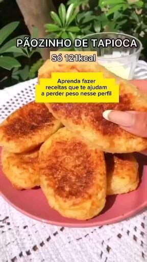 Pãozinho De Tapioca Lanches Saudáveis Lanches Fitness Vídeo