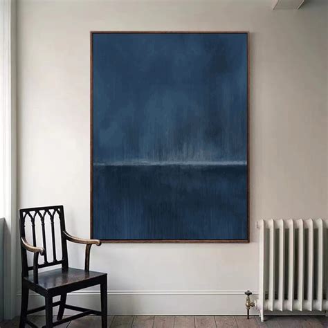 Pure Blue Minimalist Art Texture Art Minimalist Art Pure Blue Wall ...