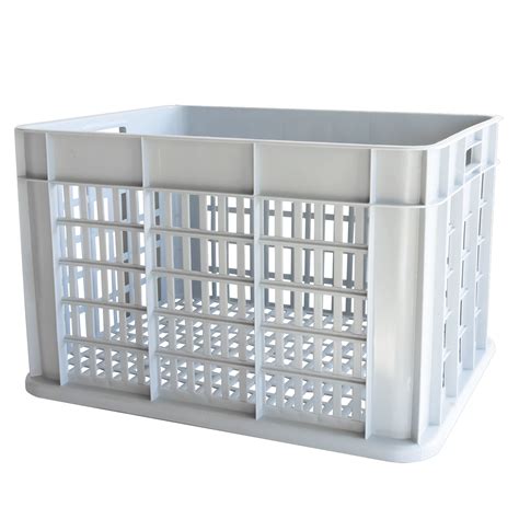 Reinforced Perforated Crate With 2 Handles Stackable 600 X 460 X 380 Mm