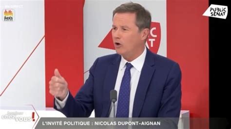 Isabelle Rome Et Nicolas Dupont Aignan L Ont Dit Dans Bonjour Chez