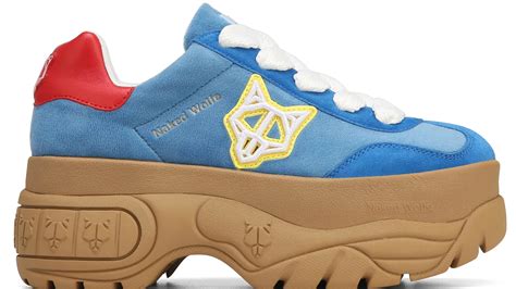 Gi Y Naked Wolfe Warrior Blue Velvet Authentic Shoes