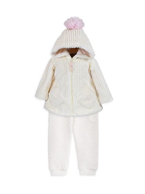 Shop Widgeon Baby Girls And Little Girls Pompon Swing Coat Saks Fifth