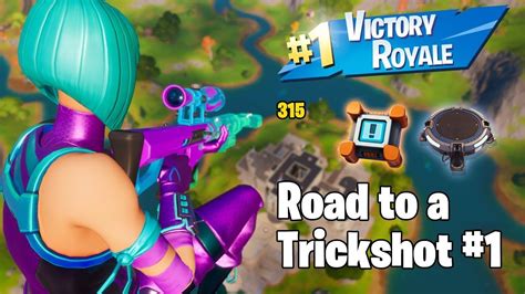 How I Hit My Best Fortnite Trickshots Road To A Trickshot Youtube