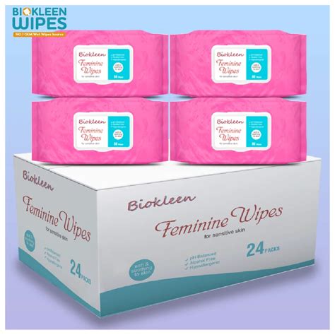 Biokleen Private Label Flushable Natural Intimate Feminine Hygiene