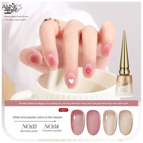 Manicure Tool For Nail Shop Bomd Ice Transparent Nude Color Nail Polish Gel Jelly Transparent