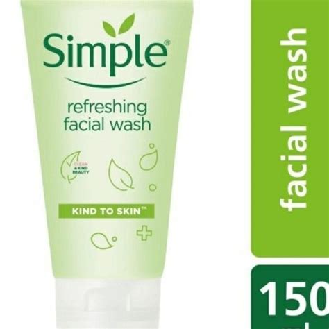 Jual Simple Kind To Skin Refreshing Facial Wash Gel Ml Shopee