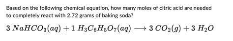 Solved Based On The Following Chemical Equation How Many Chegg