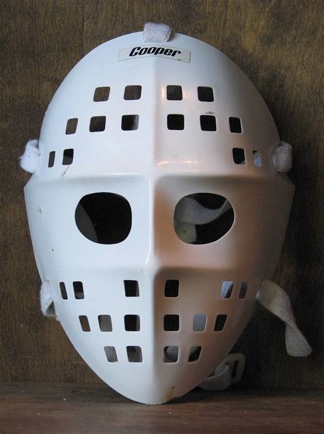 VINTAGE COOPER SM6 STREET HOCKEY GOALIE MASK KEN DRYDEN BERNIE PARENT ...