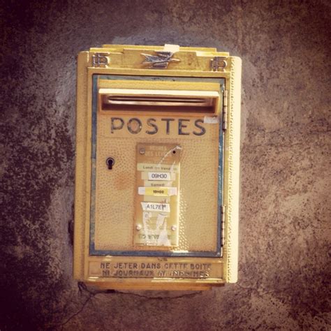 Vintage French Mailbox