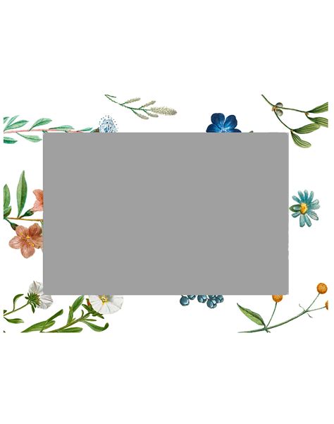 Frame On Floral Selfie Frame Nkabo Graphics