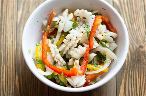 Delicious Thai Spicy Squid Salad Recipe - Authentic Yam Pla-Muek
