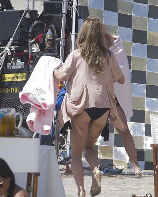 Annalynne Mccord Wearing A Bikini On The Set In Los Angeles Porn