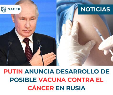 Vladimir Putin Anuncia Desarrollo De Posible Vacuna Contra El CÁncer En