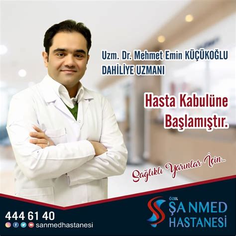 Şanmed Hastanesi on Twitter Dahiliye Uzmanı Uzman Doktor Mehmet Emin