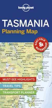 Books Kinokuniya Lonely Planet Tasmania Planning Map Lonely Planet