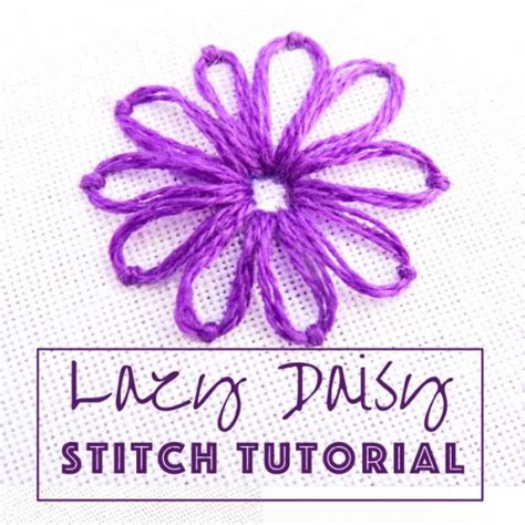 lazy-daisy-embroidery-stitch-tutorial - Wandering Threads Embroidery