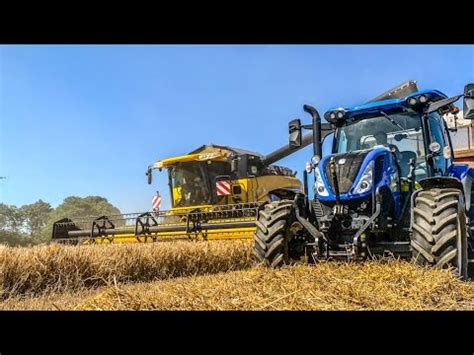 Top départ pour les moissons 2021 SARL SAUCET 100 New Holland