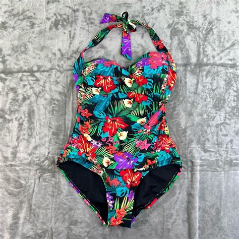 Catalina Costa Rica One Piece Swimsuit Womens Size S Depop