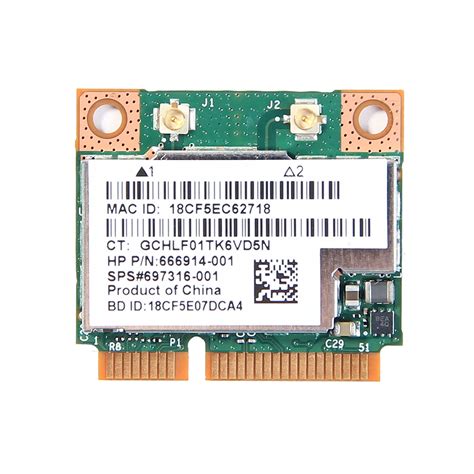 Dual Band Broadcom BCM943228HMB 802.11a/b/g/n 300Mbps Wifi Wireless ...