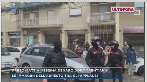 Denaro Le Immagini Dell Arresto Tra Gli Applausi Mattino Cinque News