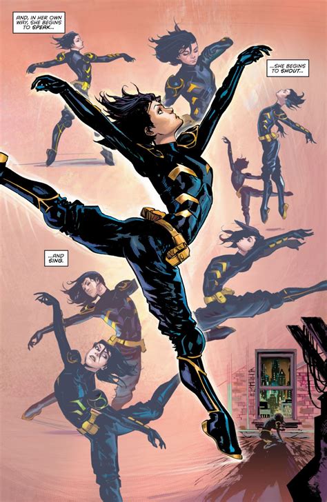 Cassandra Cain Performs A Ballet Dance Comicnewbies