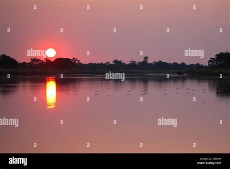 Sonnenuntergang Sabie River/ Sundown Sabie River Stock Photo - Alamy