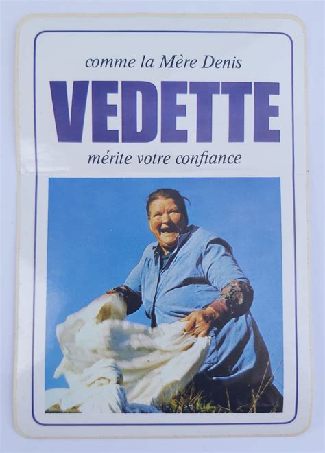 La Mère Denis VEDETTE Autocollant