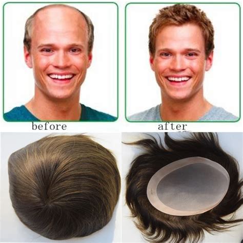 Wholesale Toupee For Men 5 X8 Human Hair Pieces Toppers Hair Men S Hair Systems Replacement